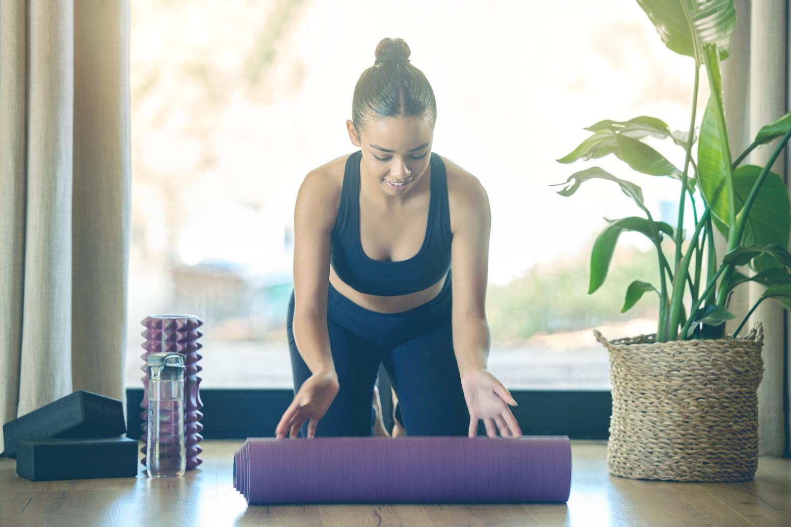Yoga stress management learning environment