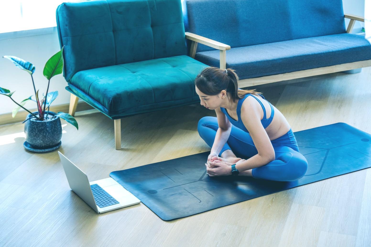 Yoga practice environment showcasing mindful movement and stress relief techniques
